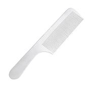 Generic 1pc Hair Comb Titanium Curl Mustache Hairdressers Barber Shampoo Combs Hair Dressing Comb Hairdressing Tool Hair Cutting Comb Silver