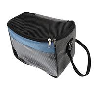 Generic 1pc Hamster Out Bag Hamster Guinea Pig Bag Carrier Squirrel Sling Small Travel Wallet Portable Hamster Carrier Puppy Purse Cat Carrier Bag Outdoor Hedgehog Handbag Blue Cloth
