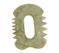 Generic 1pc Jade Scraping Board Practical Skincare Products Jade Gua Sha Board Nature Jade Massaging Tool Massager Facial Scraping Board Trigger Point Board Lift Facial Massage Tool Green