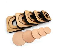 Generic 1PC Leather Cutting Die, Japan Steel Blade, Round Circle Cutting Mold, Dia 25-120mm, Wooden Board, Leather Crafts Tool