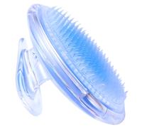 Generic 1pc Massage Comb Facial Brush Scalp Hair Shape Face Beard Comb Face Massage Tool Facial Scalp Shampoo Brush Hair Wooden Wooden for Salon Sky-Blue