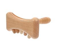 Generic 1pc Multi-Function Manual Acupuncture Point Stick Massage Rod for Full-Body Muscle Relaxation and Non-Slip Handle Massaging Tool for Shoulders Neck Legs Feet Random Color