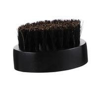 Generic 1pc Pig Bristle Beard Brush Barber Duster Mustache Trimming Scissors Beard Grooming Tool Beard Cleaning Brush Heated Beard Comb Man Beard Groom Beard Growth Brush Black Wood
