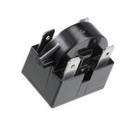 Generic 1PC Refrigerator Relay Replacement 1/3/4Pin Air Conditioner Compressor Overload Protector 12 15 22ohm Relay(4pin-22ohm)