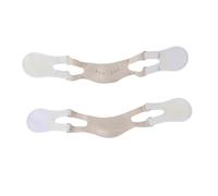 Generic 1pc Silicone Face Lifting Mask Elastic Chin and Face Firming Strap for Youthful Contours Lightweight and Convenient for Daily Use Light Grey Color