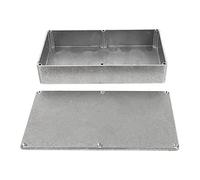 Generic 1pc Silver Guitar Effector Aluminum Box Durable 1590DD Diecast Pedal Box Case for Guitar Effects 188x120x38mm