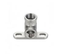 Generic 1pcs 304 Stainless Steel 1/2" 3/4" FemaleThreaded 45° 90 Degree Elbow Butt Joint for Plumbing Fittings(3l4 45 Degree)