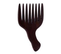 Generic 1pcs Massage Comb Scalp Massager Comb Cushion Comb Massager Comb for Hair Growth Comb Pick Sandalwood Comb Sandalwood Beard Pick Cushion Massager Comb Hair Pick Comb Black Ebony