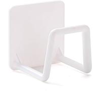 Generic 1pcs Plastic Home Creative Hooks, Kitchen Sink, Steel Wool Ball Storage Rack, Multi-Functional Wall-Mounted Storage, No Need for Drilling, No Trace Hooks (White)