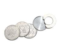 Generic 1Pcs Special Magnetic Flipper Coin Butterfly Coin Magic Trick Accessory for Stage & Street Magic, Ages 6+, Includes 1 x Gimmick & Online Tutorial