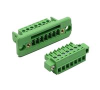 Generic 1Set 15EDGWC Pitch 3.81mm 2P/3P/4P/5P/6P/8P/9P Pluggable Terminal Block Connector JM15EDGKM 3.81mm Pitch(7P)