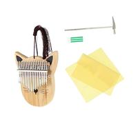 Generic 1set Portable Key Kalimba Thumb Piano for Boy Girl and Adults Lightweight Musical Instrument for Beginners Includes Study Guide and Picks for Music