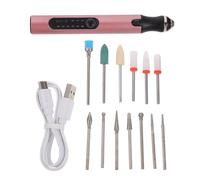Generic 1set USB Electric Nail Polisher Multifunctional Manicure Tool Portable Nail Trimmer and Daily Grooming Compact Rechargeable USB-Powered