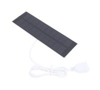 Generic 1W Solar Panel Charger Efficient Portable Solar Panel 5V Output for Outdoor Travel Supplies Lightweight Compact