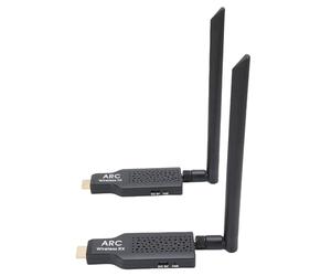 Generic 2.4G Wireless ARC Extender Kit, Transmit High Definition Multimedia Interface Sound Up to 50m, Plug and Play Setup, Stable & Interference Proof, Compatible with Various Devices,