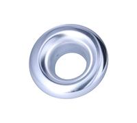 Generic 2.9in Velocity Stack Turbo Horn Adapter for Enhanced Engine Performance - Anodized Aluminium, High Flow Design, Fits Most Cars (Silver)