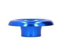 Generic 2.9in Velocity Stack Turbo Horn Adapter for Enhanced Engine Performance - Anodized Aluminium, High Flow Design, Fits Most Cars (Blue)