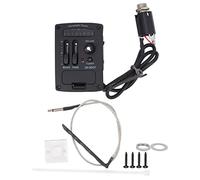 Generic 2-Band EQ Ukulele Pickup Tuner Amplifier with Equalizer for Musicians Plastic 56x40mm