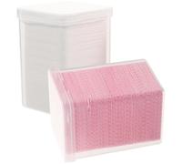 Generic 2 Boxes Eyelash Extension Cleaning Pads and Lint Free Wipes for Nails, Non-Woven Fabric Nail Polish Remover, for Personal Home and Professional Salon Use