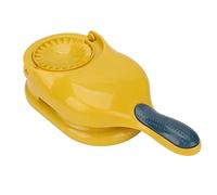 Generic 2 in 1 Dumpling Maker Portable Tool for Making Dumplings Wontons and More for Families and Parties ABS Material (Yellow)
