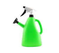 Generic 2 in 1 Watering Can with Sprayer, 1L, Polypropylene (PP), Green