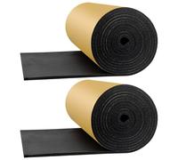 Generic 2-Pack Extra Large Marine Foam Roll, 15.7 X 78.7 X 0.59 Inches Closed Cell Rubber Sheets with Adhesive, Water and Weather Resistant Insulation