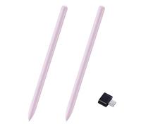 Generic 2 Pack Galaxy Tab S9 FE S Pen for Samsung Galaxy Tab S9 FE Stylus Pen Replacement for Galaxy Tab S9 FE S Pen 4,096 Pressure Levels Without Bluetooth (Lavender) Type-C Convertor