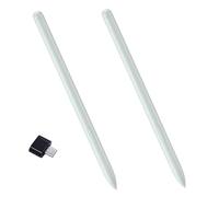 Generic 2 Pack Galaxy Tab S9 FE S Pen Without Bluetooth for Samsung Galaxy Tab S9 FE Stylus Pen Replacement for Galaxy Tab S9 FE S Pen 4,096 Pressure Levels (Green) Type-C Convertor