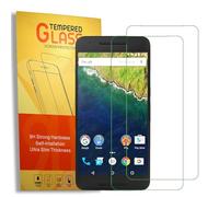 Generic 2 Pack Screen Protector For Huawei Nexus 6P Tempered Glass, 9H Hardness, Case Friendly, Bubble Free, Anti Scratch, Easy To Install