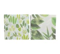 Generic 2 Packs Decorative Party Napkins with Leaf Print Natural Wood Pulp Tissue Paper Napkins for Home and Party 20 Sheets Per Pack Safe for Holiday Celebrations