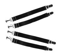 Generic 2 Pair Adjustable Metal Duck Bill Garter Clips Sleek Stylish Metal Adjustable Design Easy Operation Women Laundry Room