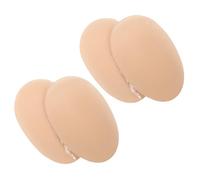 Generic 2 Pairs Men’s Silicone Muscle Chest Pads Self Adhesive Reusable Inserts Invisible Under Clothing for Swimming and Daily Outfit Change