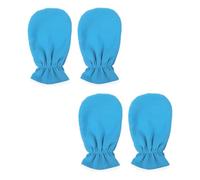 Generic 2 Pairs Paraffin Wax Hand Cover Gloves for Salon Use, Accelerate Circulation and Washable, Polyester and Flannelette Material Heated Hand Spa Mittens for Paraffin Wax Treatment