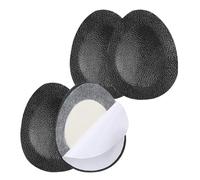 Generic 2 Pairs Self-Adhesive Forefoot Insoles for Women with Pu Leather and Eva Material, Shock Absorbing Ball-of-Foot Cushions for Hardsoled Shoes and High Heels, Blister Prevention