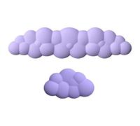 Generic 2 Pcs Cloud Wrist Rest Set, Memory Foam Keyboard Support, Ergonomic Silicone Pad