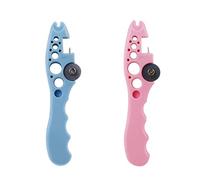 Generic 2 Pcs Multifunctional Ampoule Opener, ABS Material, Bottle Opener, 35*169mm, Blue/pink