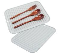 Generic 2 Pcs Silicone Placemats with Anti-slip and Insulation Features, Heat Resistant Kitchen Hot Mats, Minimalist Design Silicone Mats for Worktops and Hot Dishes