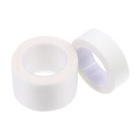 Generic 2 Pcs Silk Gauze Fixing Stickers First Aid Tape Breathable Securing Stickers for Secure Dressings and Protection White Low Allergy