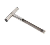 Generic 2 Pcs Soil Sampler Probe, Stainless Steel Soil Analysis Kit, Reusable Sample Bags with T Handle, Ideal for Garden, Lawn & Forestry