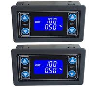 Generic 2 Piece Pwm Signal Generator Module, Adjustable Duty Cycle, Lcd Display 1Hz-150Khz, Dc 3.3V-30V