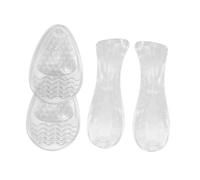 Generic 2 Pieces Gel Insoles for High Heels, Shock Absorbing Cushions, Foot Cushioning, Anti-Slip, Transparent Insoles for, Suitable for Women, L