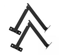 Generic 2 Pieces Lid Support Hinges Cabinet Hinge Cupboard Hinge Folding Hinge Metal Bracket Iron Build with Soft Closing Motion and Stable Stay Suita, 2 Pcs