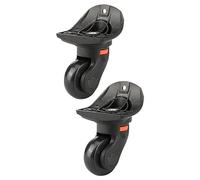 Generic 2 Pieces Luggage Wheels Suitcase Repair Wheels Wear Resistant Heavy Duty Load 360 Rotation Suitcase Wheels Swivel Casters