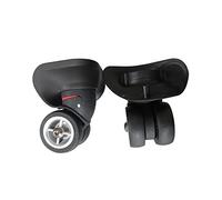 Generic 2 Pieces Universal Suitcase Wheels Swivel Luggage Replacement PP Material High Load Suitable for Suitcase Accessories Repair, Small