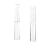 Generic 2 Pieces Vacuum Bottles Airless Lotion Pump Bottles Refillable Makeup Container Cosmetic Dispenser AS Material Suitable for Travel Business Trip Sport, 15ml