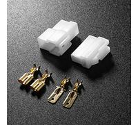 Generic 2 Pin Power Male Female Connectors for VHF/UHF DC Power Adapter Walkie Talkie Accessories for Kenwood Yaesu Icom