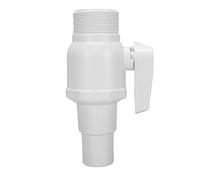 Generic 2 Way Ball Valve Replacement Sturdy PVC for Pool Pump and Skimmer Maximum 50psi Pressure Rating 1 Unit