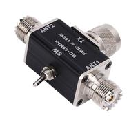 Generic 2 Way CB HAM Coaxial Antenna Switch Long Lasting 100W Cut Off and Grounding Guard for YouKits