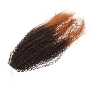 Generic 20 Inch Brazilian Braids Curly Crochet Hair Extensions, Water Wave Synthetic Micro Afro Braiding Hair for African Hairstyles, 86g T30 High Temperature Fiber