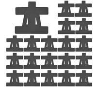 Generic 20 Pcs Shoulder Kinesiology Tapes, Breathable Black Cotton Sports Tapes, Cross-Shape, Stretchable & Latex-Free for Support